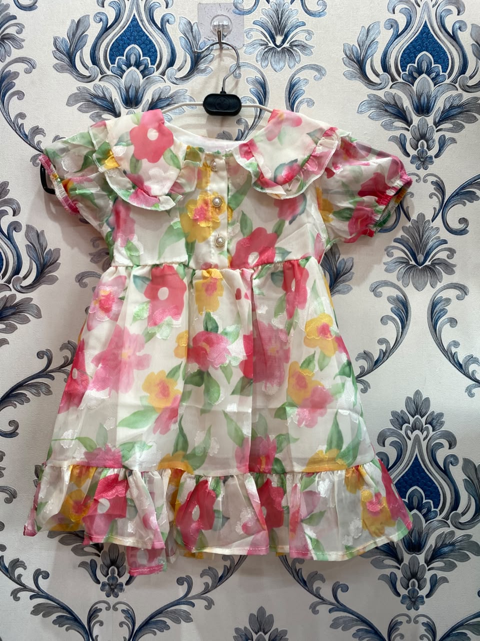 cotton floral frock
